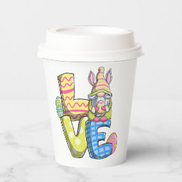 Osterdekoration Pappbecher