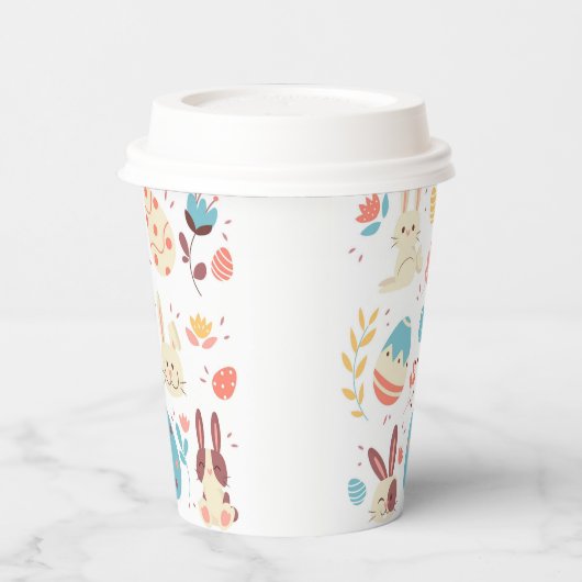 Osterdekoration Pappbecher (Links)