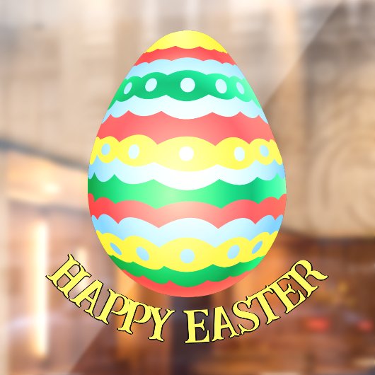 Osterdekore Personalisierte Osterfenster Fensteraufkleber (Blatt 2)