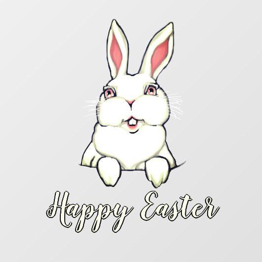 Osterdekore Personalisierte Osterfenster Fensteraufkleber (Blatt)