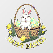 Osterdekore Personalisierte Osterfenster Fensteraufkleber (Blatt)