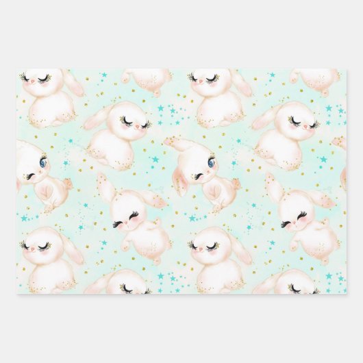 Osterdekoren Geschenkpapier Set (Vorderseite)