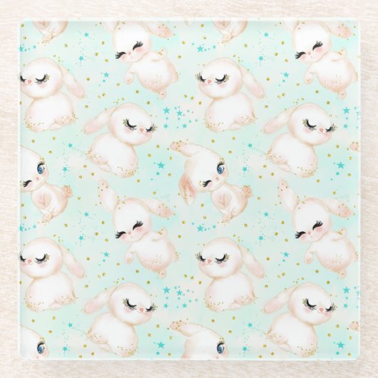 Osterdekoren Glasuntersetzer (Vorderseite)