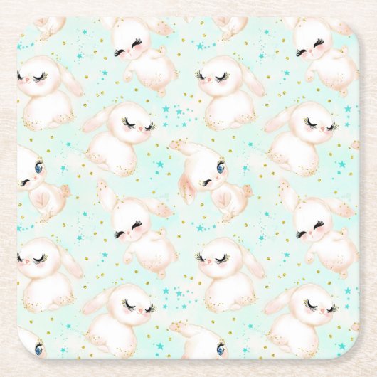 Osterdekoren Rechteckiger Pappuntersetzer (Vorderseite)