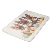 Osterdeutsche Schäferhunde Badematte (Schrägansicht)