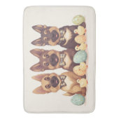 Osterdeutsche Schäferhunde Badematte (Vorderseite Vertikal)