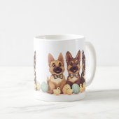 Osterdeutsche Schäferhunde Kaffeetasse (VorderseiteRechts)