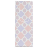 Osterdiamantmuster mit dekorierten Eiern Geschenktüte Für Weinflaschen (Vorderseite)