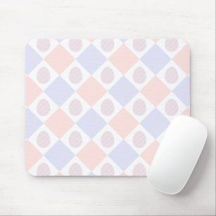 Osterdiamantmuster mit dekorierten Eiern Mousepad