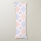 Osterdiamantmuster mit dekorierten Eiern Seitenschläferkissen (Vorderseite Vertikal)