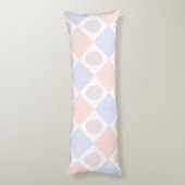 Osterdiamantmuster mit dekorierten Eiern Seitenschläferkissen (Rückseite (Vertikal))