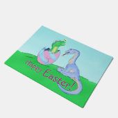 OsterDinos Fußmatte (Schrägansicht)