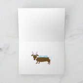 Osterdoggie Feiertagskarte (Innenseite)