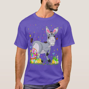 OsterDonkey Bunny Egg Jagen Donkey Osterner Sund T-Shirt