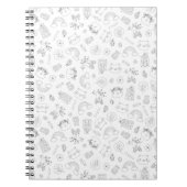 Osterdoodle Kiddie Muster Notizblock (Vorderseite)