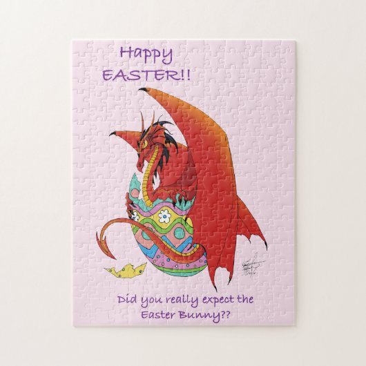 Osterdrache Puzzle (Vertikal)