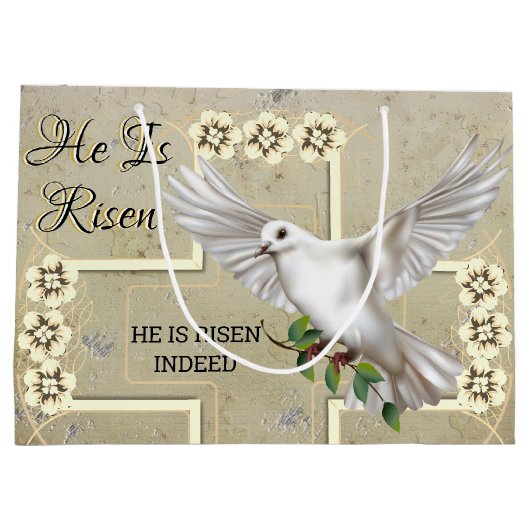 Osterdüster Große Geschenktüte (Rückseite)