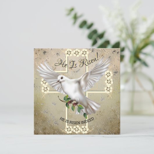 Osterdüster Karte (Stehend Vorderseite)