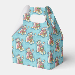 OSTERE EISERTEDY BEAR GABLE FAVOR BOX Wiederholen Geschenkschachtel