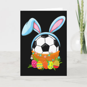 Ostere Fußball Ll Ostersonntag Lustiger Osterhase  Karte