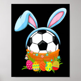 Ostere Fußball Ll Ostersonntag Lustiger Osterhase Poster
