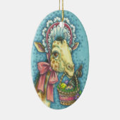 OSTERE GIRAFFE KERAMIKORNAMENT (Rechts)