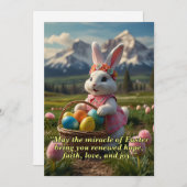 OSTERE GREETINGS FEIERTAGSKARTE (Vorne/Hinten)