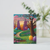 OSTERE GREETINGS FEIERTAGSKARTE (Stehend Vorderseite)