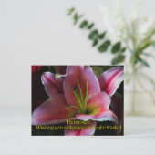 OSTERE GREETINGS POSTKARTE (Stehend Vorderseite)