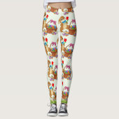 OSTERE Leggings Bunny Egg Yoga Pants Girls (Vorderseite)