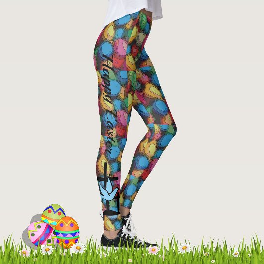 OSTERE Leggings Bunny Egg Yoga Pants Girls