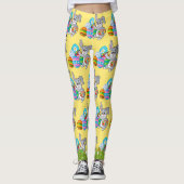 OSTERE Leggings Bunny Egg Yoga Pants Girls (Vorderseite)