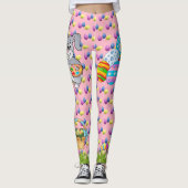 OSTERE Leggings Bunny Egg Yoga Pants Girls (Vorderseite)