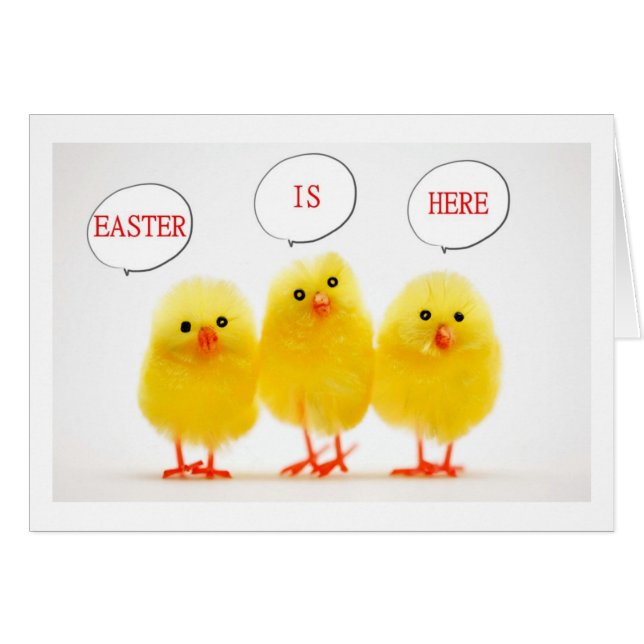 OSTERE PEEPS HOPPING UND HOFFNUNG OSTERE WÜNSCHE (Vorderseite (Horizontal))