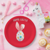 "OSTERE" SPEZKELTE EIER- UND BUNNY-OHREPAPIER-TELL PAPPTELLER (Party)
