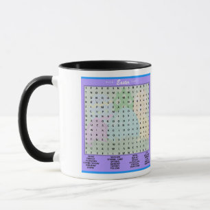 Ostere-Wortsuchspiel Tasse