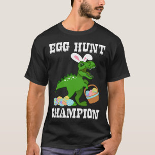 OsterEGG HUNT CHAMPION T Rex Dinosaur Bunny Funn T-Shirt