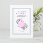 Osterei-Aquarell-Einladung Einladung (Stehend Vorderseite)