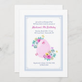 Osterei-Aquarell-Einladung Einladung (Vorne/Hinten)