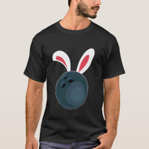 Osterei Bowling Bunny Ohren Frohe Ostern Tag Sport T-Shirt