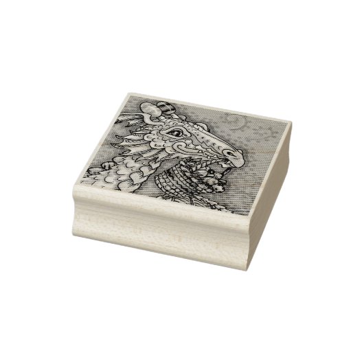 OSTEREI-DRAGON, FANTASIE RUBBER-BRIEFMARKE GUMMISTEMPEL (Stempel)