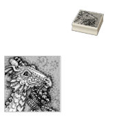 OSTEREI-DRAGON, FANTASIGE RUBBER-BRIEFMARKE Nah Gummistempel (Stempel)