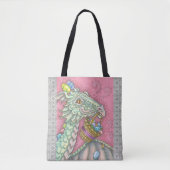 OSTEREI-DRAGON SPRING TOTE BAG Medium Grau Tasche (Vorderseite)