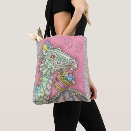 OSTEREI-DRAGON SPRING TOTE BAG Medium Grau Tasche (Von Nahem)
