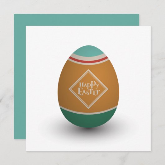 Osterei Einladung (Vorne/Hinten)