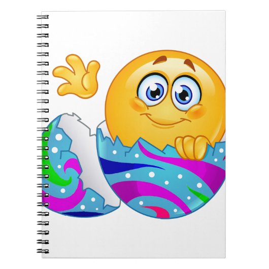 Osterei Emoji Notizblock (Vorderseite)