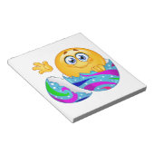 Osterei Emoji Notizblock (angewinkelt)