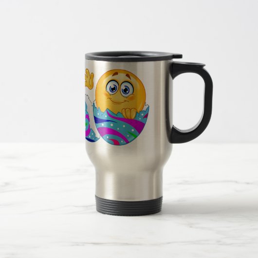 Osterei Emoji Reisebecher (Rechts)