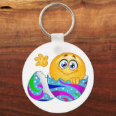 Osterei Emoji Schlüsselanhänger (Vorderseite)