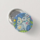 OSTEREI-FAIRE, FRÜHSTÜCK, RABBIT-SCHALTFLÄCHE BUTTON (Vorne & Hinten)